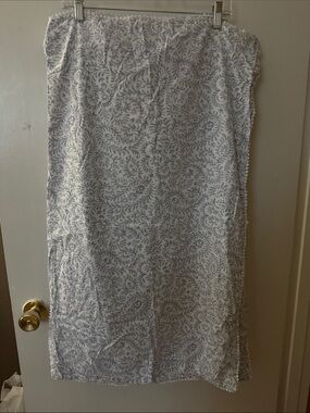 Shabby Chic Light Blue Floral Cotton Shams (Pair)